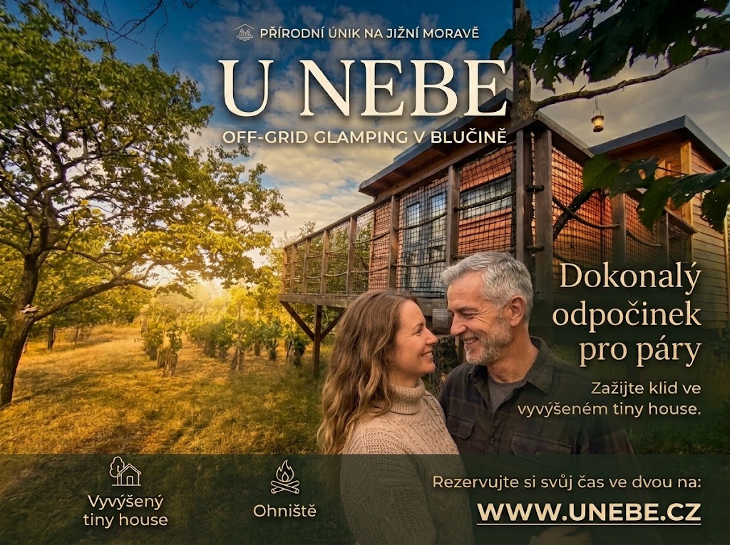 Ticho, výhled a žádné notifikace. Proč dává off-grid glamping na unebe.cz smysl